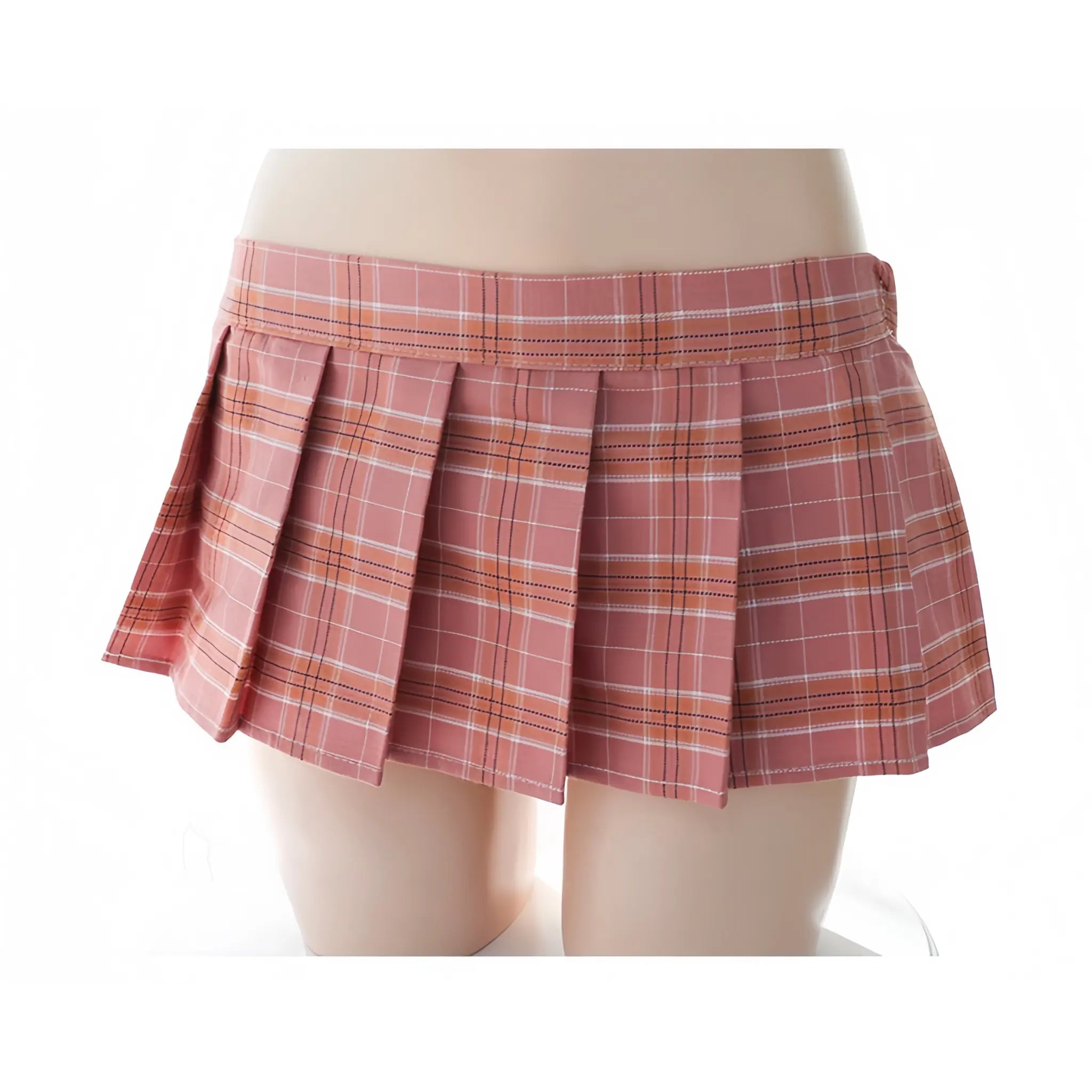 Cute Schoolgirl JK Sweater Uniform Sheer Lingerie Peach Passion