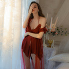 Sensual Butterfly Strap Nightgown Peach Passion