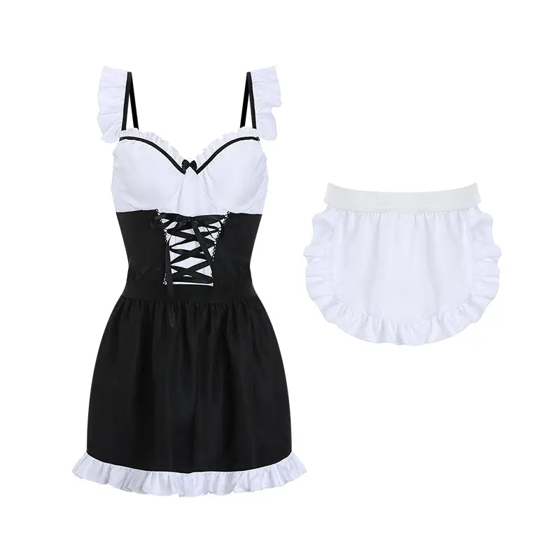 Irresistible Siren Maid Costume Peach Passion