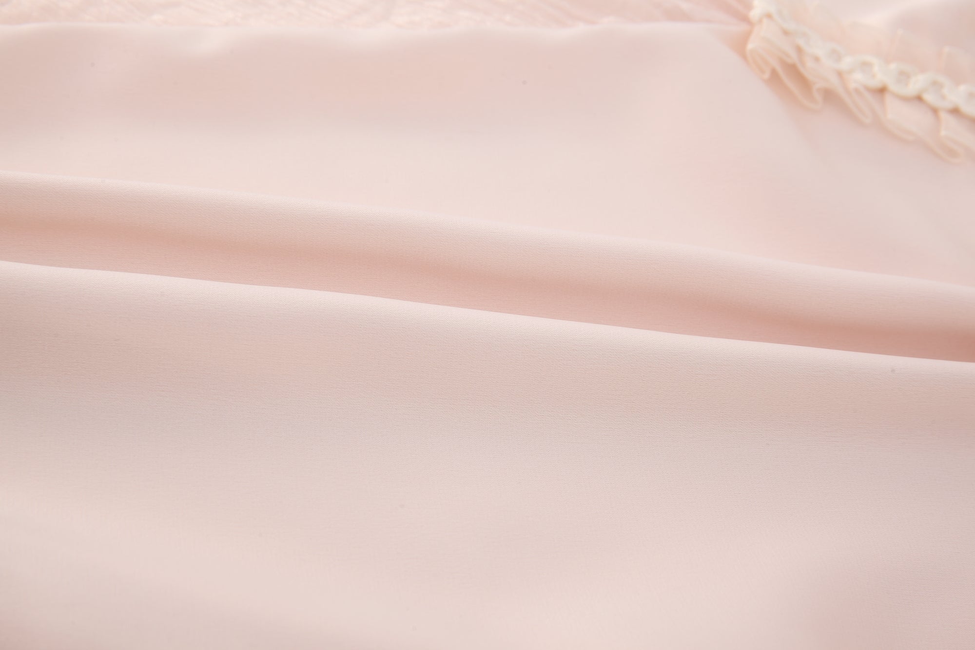 Sexy Solid Color Sweet Nightgown Robe Peach Passion