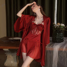 "Sheer nightgown", "Solid color nightgown", "Strap nightgown", "Mesh nightgown", "Black nightgown", "White nightgown", "Red nightgown", "Rose gold nightgown"