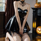 Midnight Patent Leather Little Witch Peach Passion