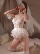 Sweet Romantic Bride Set Peach Passion