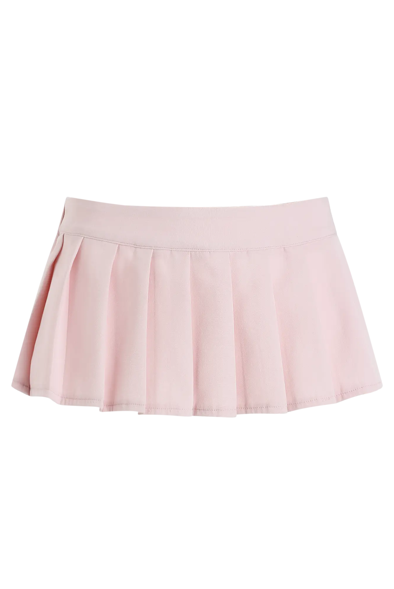 Seductive Mini Pleated Skirt with Butterfly Bow Student Uniform Peach Passion