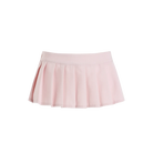 Seductive Mini Pleated Skirt with Butterfly Bow Student Uniform Peach Passion