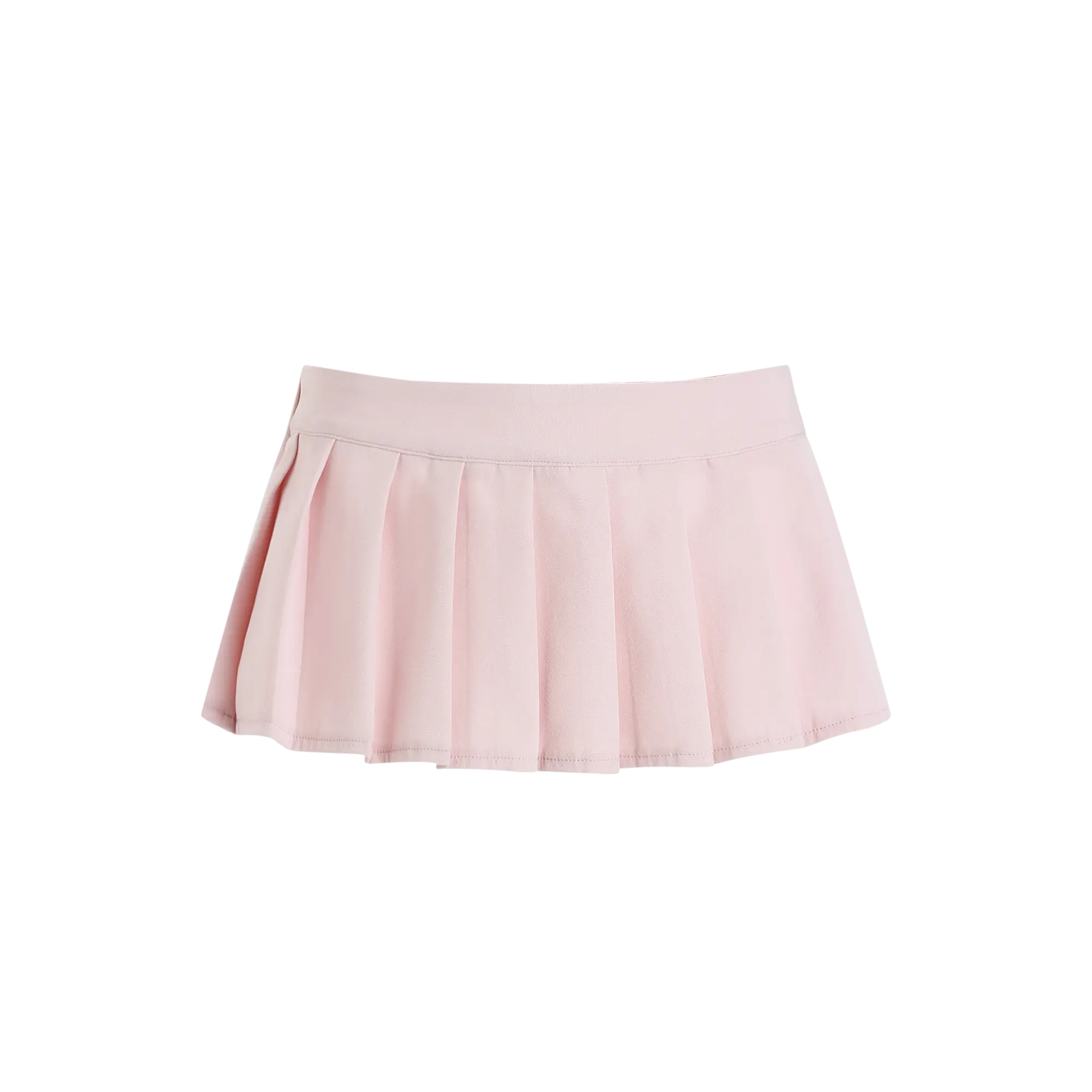 Seductive Mini Pleated Skirt with Butterfly Bow Student Uniform Peach Passion