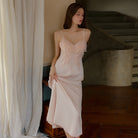 Dreamy Butterfly Long Nightgown Peach Passion