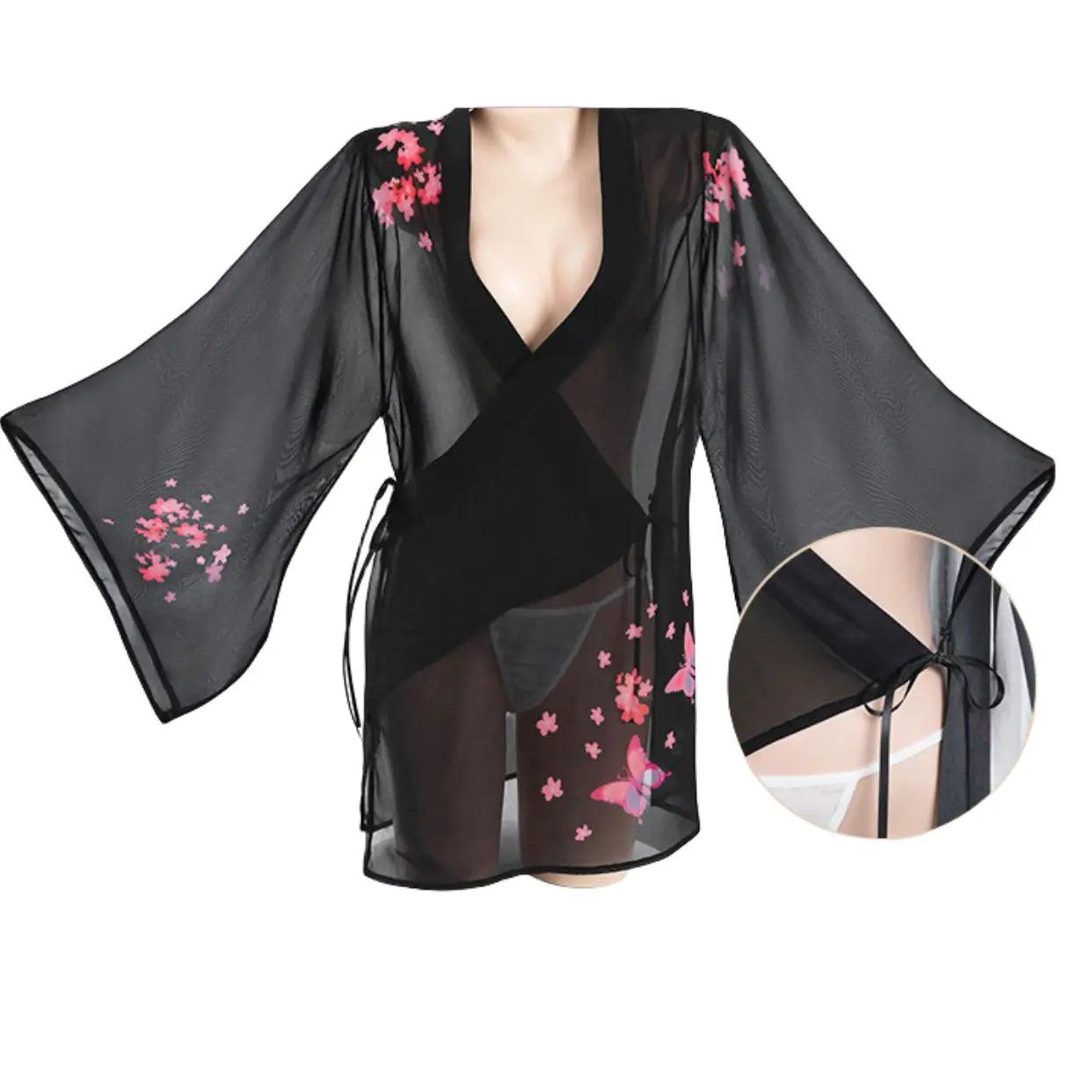 The Vintage Sakura Kimono - Peach Passion