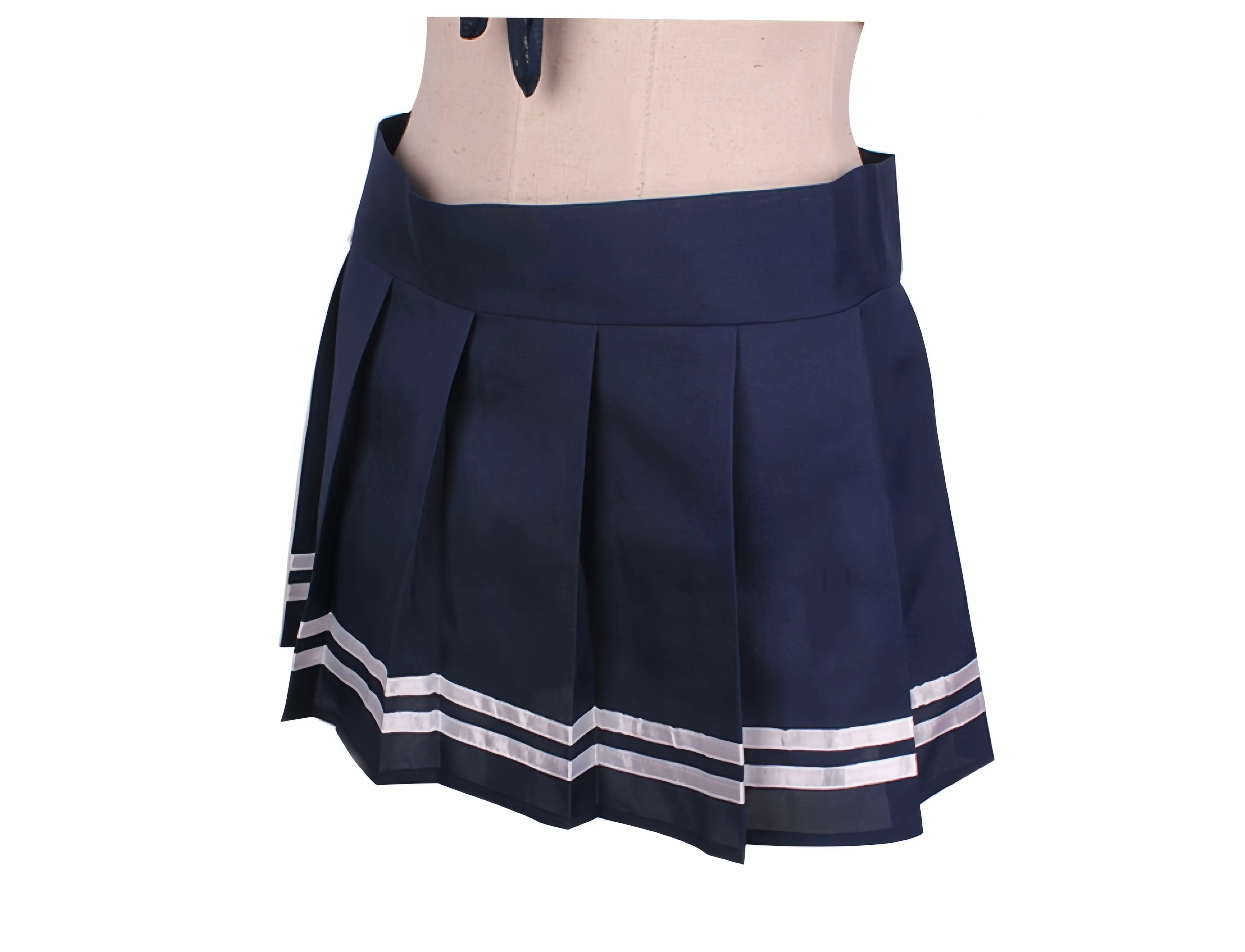 Innocent Exposed Waist Student Uniform Peach Passion