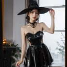 Midnight Patent Leather Little Witch Peach Passion