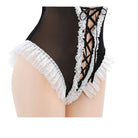 Lace-Adorned Strap Open Crotch Bunny Girl Peach Passion