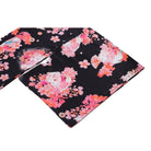 Japanese Cherry Blossom Cat Print Kimono - Peach Passion