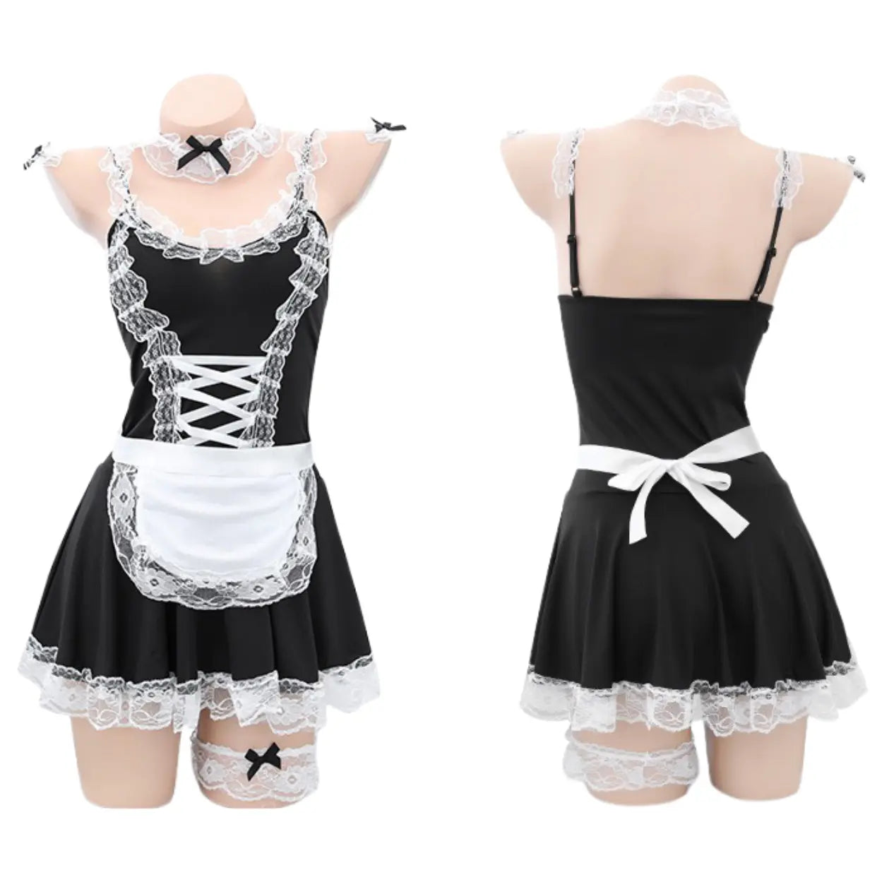 Playful and Cute Maid Costume - Peach Passion