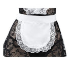 Sheer Lace Submissive Maid Set - Peach Passion